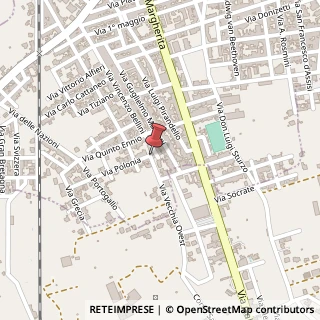 Mappa Via Vecchia Ovest, 1, 73057 Taviano, Lecce (Puglia)