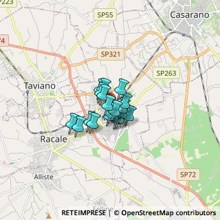Mappa 73040 Melissano LE, Italia (0.85368)