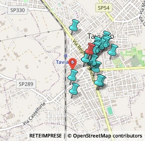 Mappa Via Ugo Foscolo, 73057 Taviano LE, Italia (0.378)