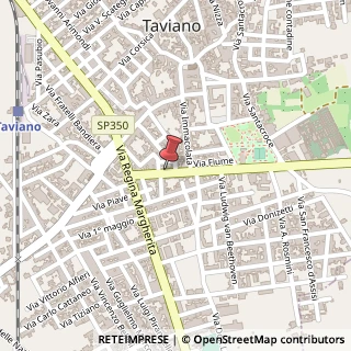 Mappa Via Vittorio Emanuele III, 31, 73057 Taviano, Lecce (Puglia)