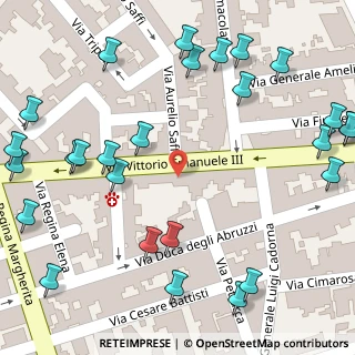 Mappa Via Vittorio Emanuele III, 73057 Taviano LE, Italia (0.0963)