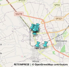 Mappa Via Vittorio Emanuele III, 73057 Taviano LE, Italia (0.59)