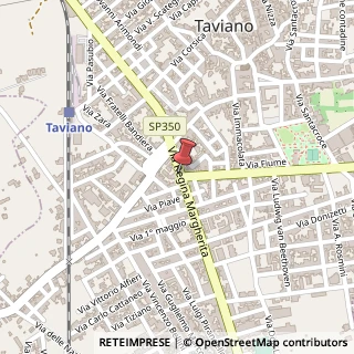 Mappa Via regina margherita, 73057 Taviano, Lecce (Puglia)