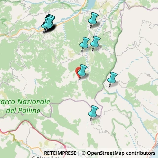 Mappa Via Convento, 85030 Terranova di Pollino PZ, Italia (11.7055)