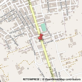 Mappa Via Gallipoli, 288, 73055 Racale, Lecce (Puglia)