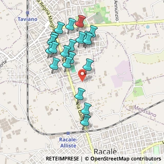 Mappa Via Platone, 73057 Taviano LE, Italia (0.507)