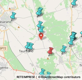 Mappa Via Ruggeri, 73049 Ruffano LE, Italia (5.9355)