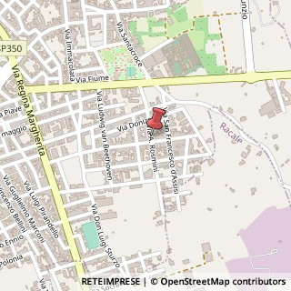 Mappa Via Antonio Rosmini, 13, 73057 Taviano LE, Italia, 73057 Taviano, Lecce (Puglia)