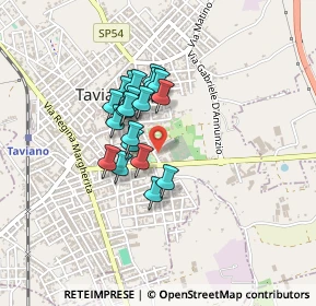 Mappa Via Santa Croce, 73057 Taviano LE, Italia (0.324)