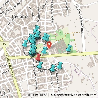 Mappa Via Santa Croce, 73057 Taviano LE, Italia (0.20741)