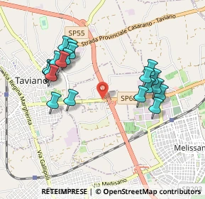 Mappa SP 68 Km1, 73057 Taviano LE, Italia (1.046)