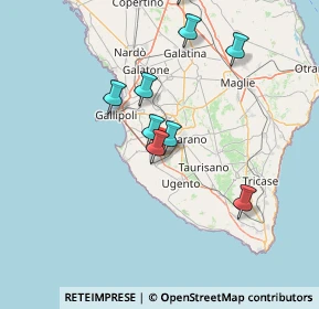 Mappa SP 68 Km1, 73057 Taviano LE, Italia (21.94)