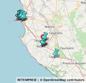 Mappa SP 68 Km1, 73057 Taviano LE, Italia (9.596)