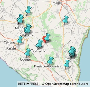 Mappa Via Padre Bernardo, 73049 Ruffano LE, Italia (9.3115)