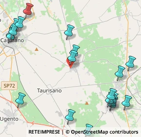 Mappa Via Padre Bernardo, 73049 Ruffano LE, Italia (6.5065)