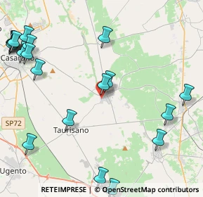 Mappa Via Padre Bernardo, 73049 Ruffano LE, Italia (6.474)