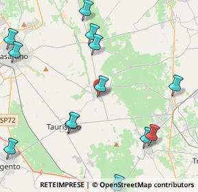Mappa Via Venezia, 73049 Ruffano LE, Italia (6.11143)
