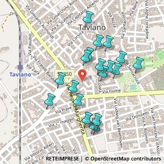 Mappa Via Tripoli, 73057 Taviano LE, Italia (0.2535)