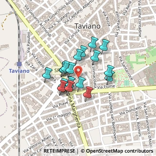 Mappa Via Tripoli, 73057 Taviano LE, Italia (0.1615)