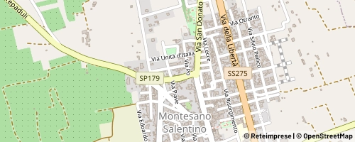 Mappa Montesano Salentino