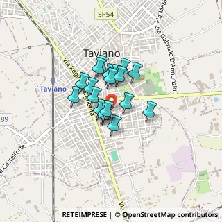 Mappa Via Petracca, 73057 Taviano LE, Italia (0.272)