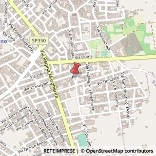 Mappa Via Petrarca, n°10, 73057 Taviano, Lecce (Puglia)