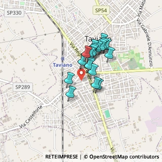 Mappa Via Piave, 73057 Taviano LE, Italia (0.316)