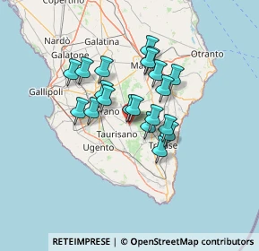 Mappa Via Roma, 73049 Ruffano LE, Italia (10.7725)