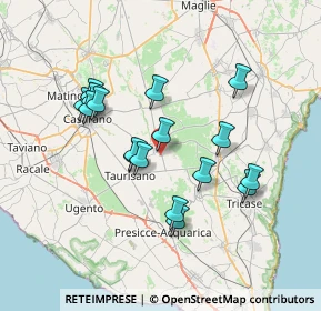 Mappa Via Roma, 73049 Ruffano LE, Italia (6.96353)