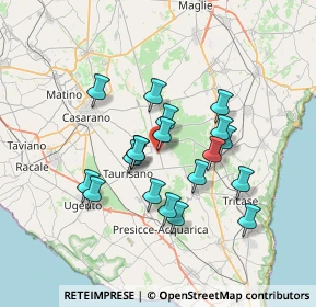 Mappa Via Roma, 73049 Ruffano LE, Italia (6.40368)
