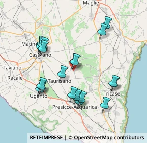 Mappa Via Roma, 73049 Ruffano LE, Italia (8.1005)