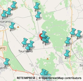 Mappa Via Roma, 73049 Ruffano LE, Italia (5.6885)