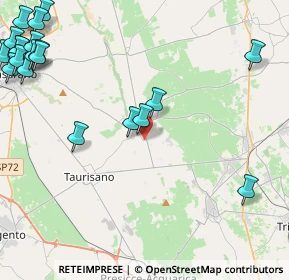 Mappa Via Roma, 73049 Ruffano LE, Italia (7.064)