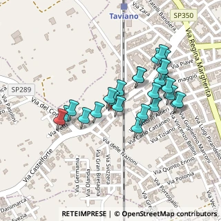 Mappa SP 222, 73057 Taviano LE (0.216)