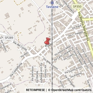 Mappa Via Castelforte, Snc, 73057 Taviano, Lecce (Puglia)