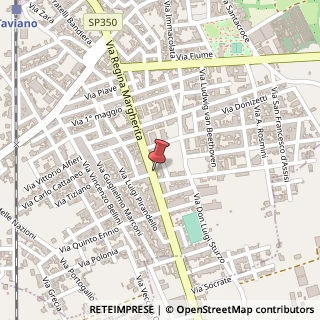 Mappa Via Regina Margherita, 223, 73057 Taviano, Lecce (Puglia)