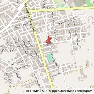 Mappa Via Luigi Settembrini, 11, 73057 Taviano, Lecce (Puglia)