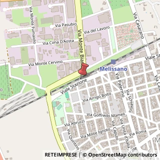 Mappa Viale Stazione, 118, 73040 Melissano, Lecce (Puglia)