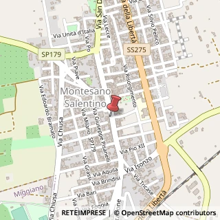 Mappa Piazza IV Novembre, 27, 73030 Surano, Lecce (Puglia)