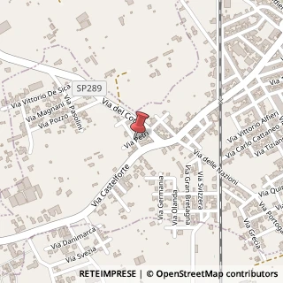 Mappa Via Dorando Petri, 5, 73057 Taviano, Lecce (Puglia)