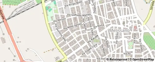 Mappa Melissano