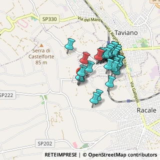 Mappa Via Pio X, 73055 Racale LE, Italia (0.80333)
