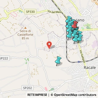 Mappa Via Pio X, 73055 Racale LE, Italia (1.286)