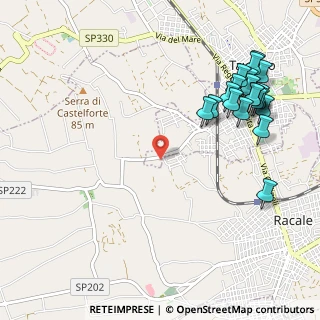 Mappa Via Pio X, 73055 Racale LE, Italia (1.4025)