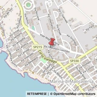 Mappa Via colombo, 73014 Taviano, Lecce (Puglia)
