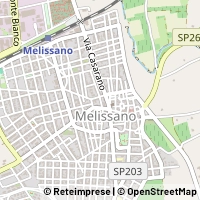 Mapa Melissano