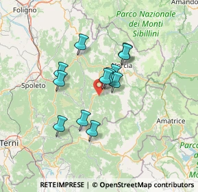 Mappa Strada Biserici, 06043 Cascia PG, Italia (10.875)