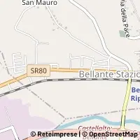 Hartă Bellante