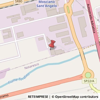 Mappa Via del Lavoro, 64023 Mosciano Sant'Angelo, Teramo (Abruzzo)
