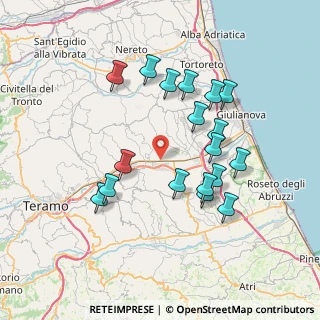 Mappa Via Villa Ardente, 64020 Bellante TE, Italia (7.31444)
